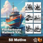 Malbücher Sammlung Schiffe